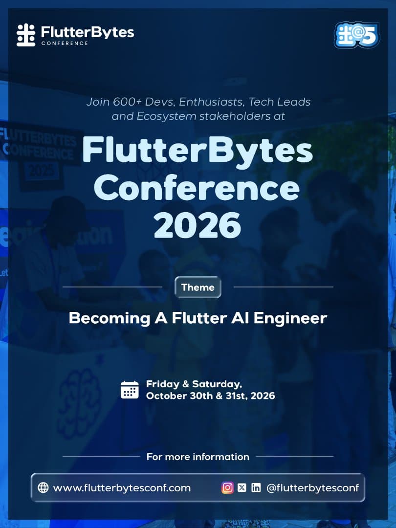 FlutterBytes Conference 2026 cover